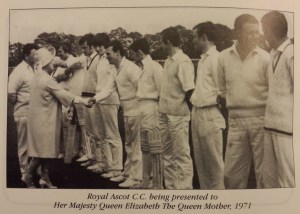 RACC being presented to The Queen Mother